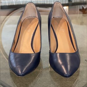 Franco Sarto Blue Wedge Heels  Size 8